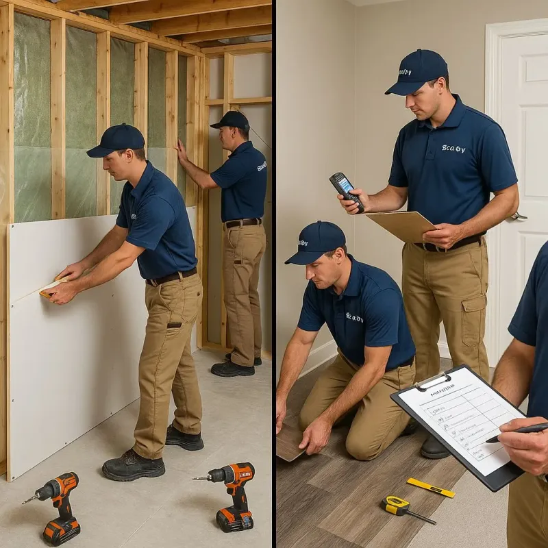 Repairs and Reconstruction process in Iva, SC
